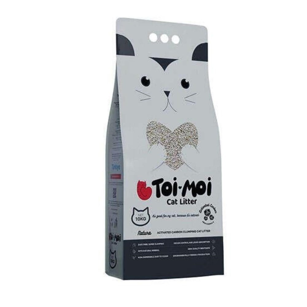 Toi Moi Aktif Karbonlu Sodyum Bentonit Kedi Kumu 10 L