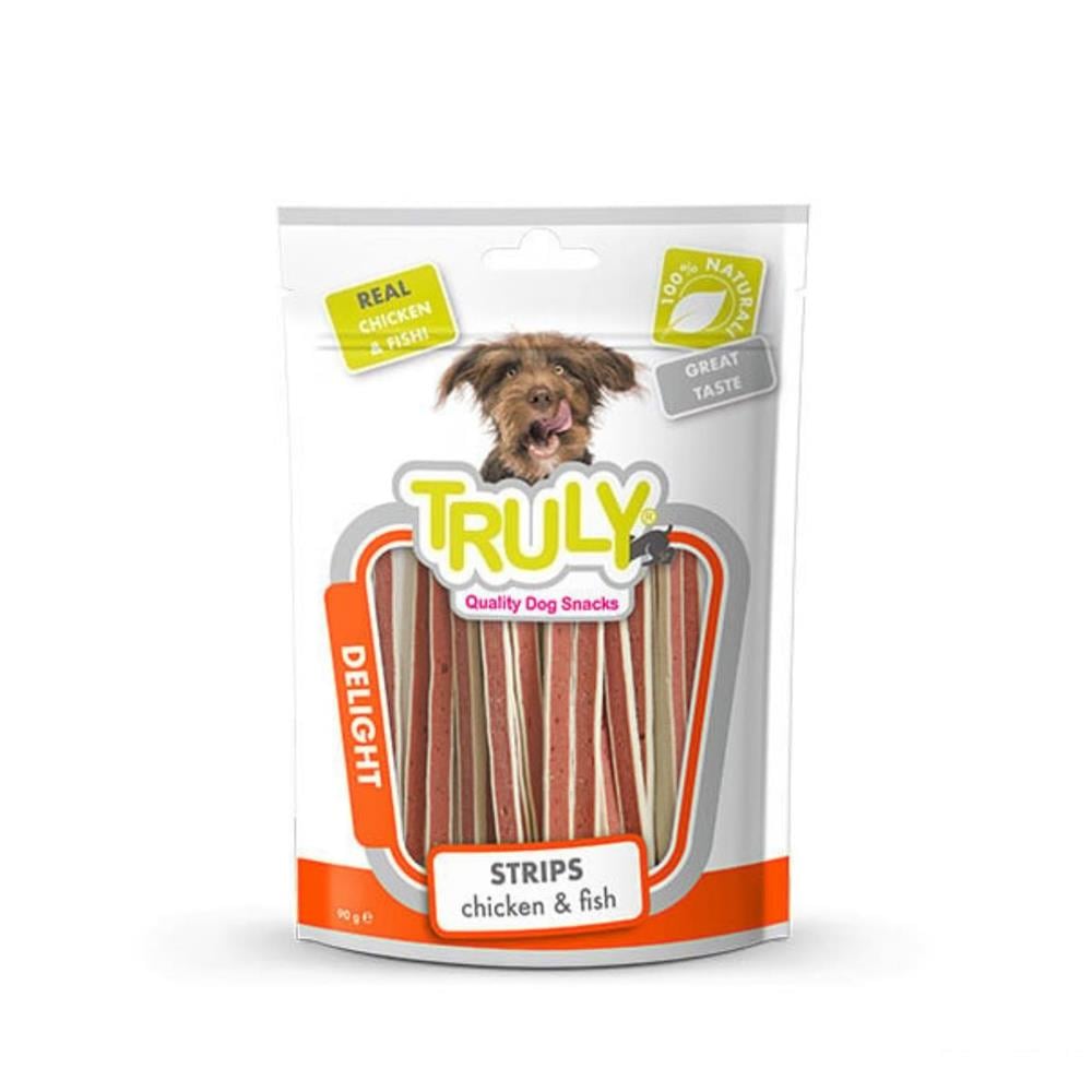 TRULY TAVUKLU BALIKLI DİLİM KÖPEK ÖDÜLÜ