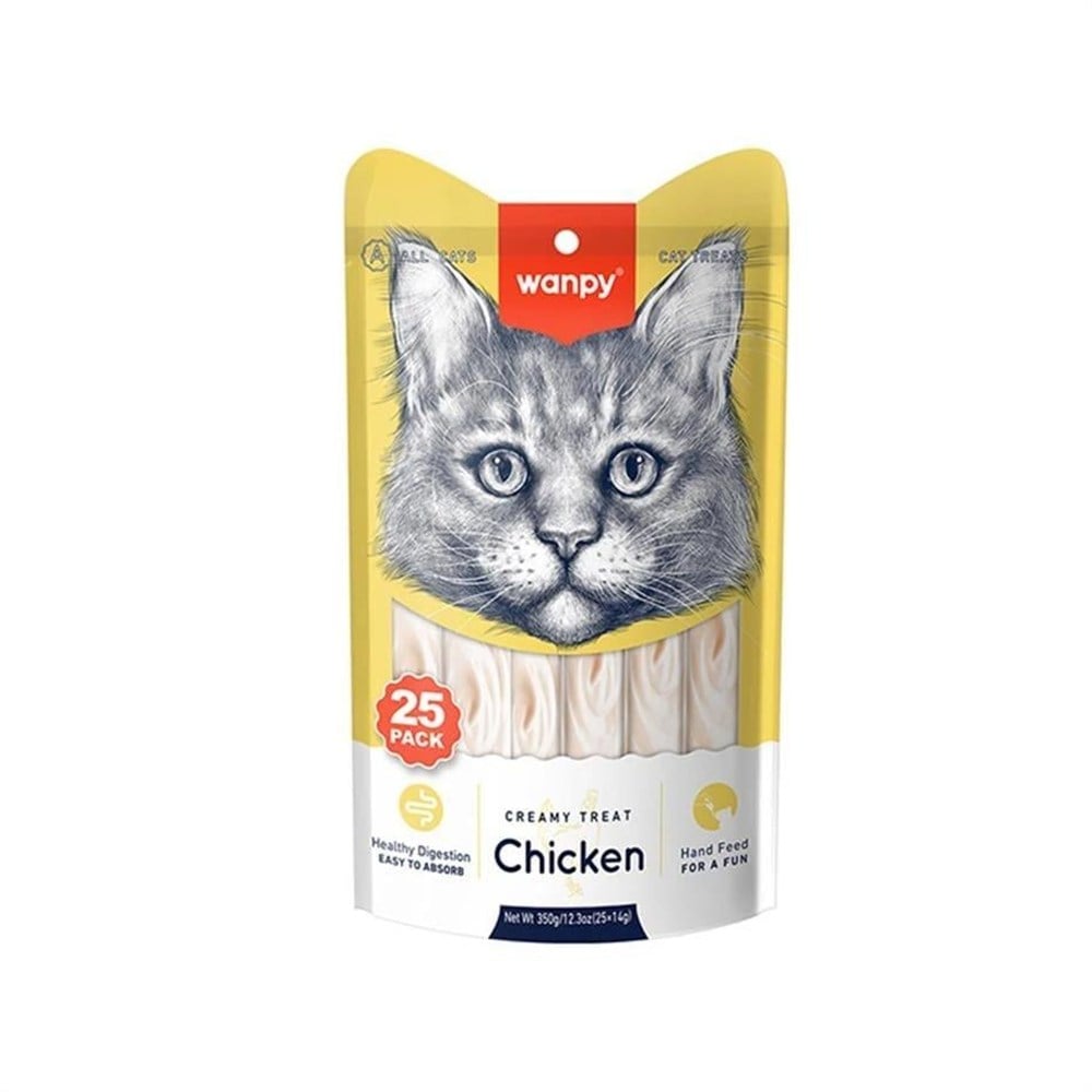 Wanpy Wanpy Tavuklu Sıvı Kedi Ödülü 25x14 Gr En Ucuz Fiyatları ve Özellikleri