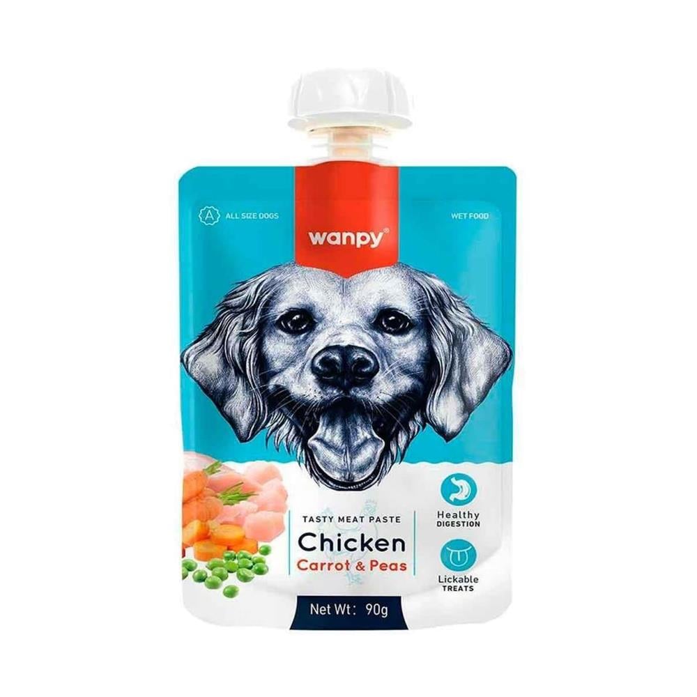 Wanpy Taze Tavuklu Havuçlu Köpek Et Ezmesi 90 Gr