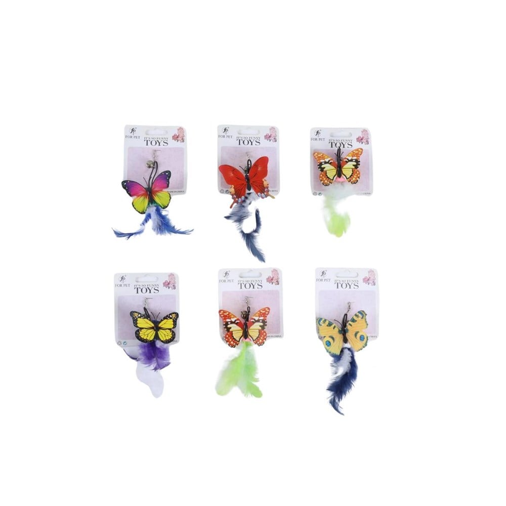 Yemcipetshop Kelebek Kedi Oyuncağı