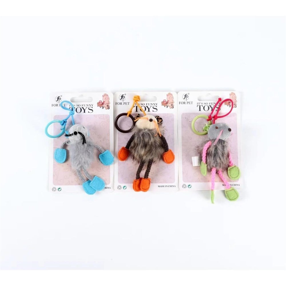 Yemcipetshop MWJ098 Tüylü Kedi oyuncağı