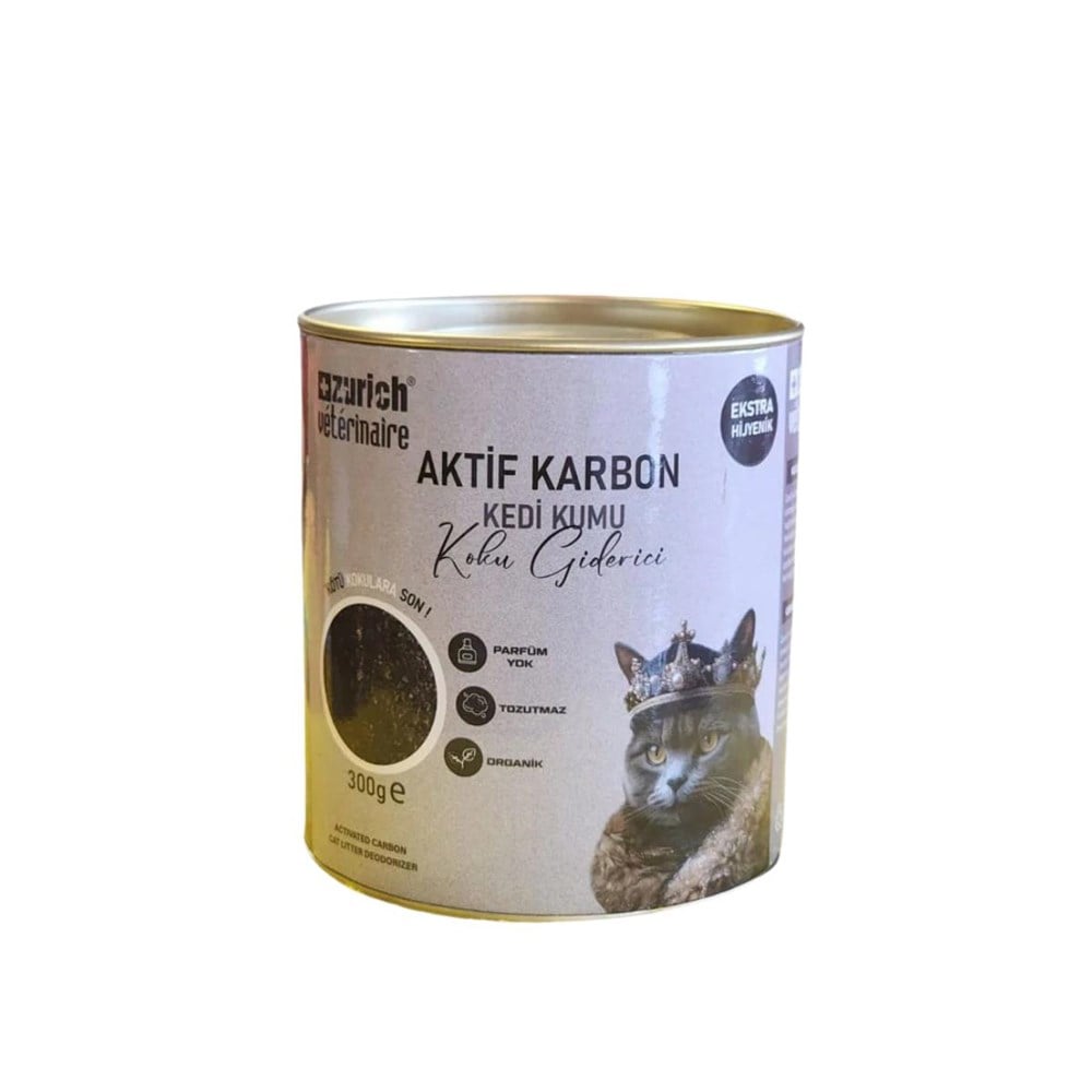Zurich Aktif Karbon Kedi Kumu Koku Giderici 300 gr