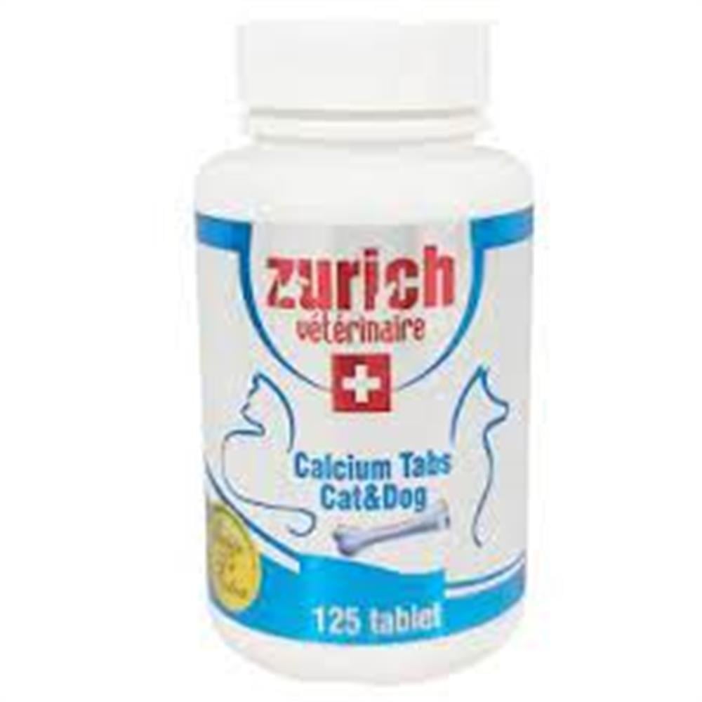 ZURICH KEDİ KÖPEK CALSİYUM TABLET 125 TABLET