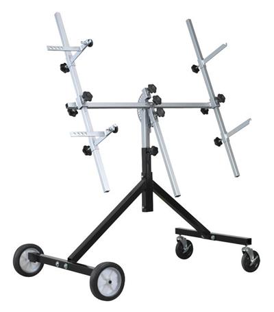 Audurra Döner Boya Standı Galvaniz Gümüş