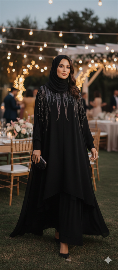 premium pelerinli  abiye