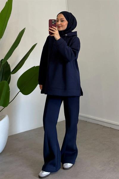 3iplik Şardonlu Takım 4-6426 - LACİVERT