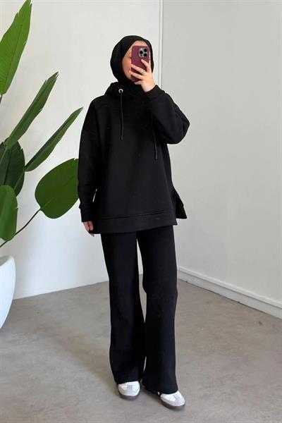 3iplik Şardonlu Takım 4-6426 - SİYAH