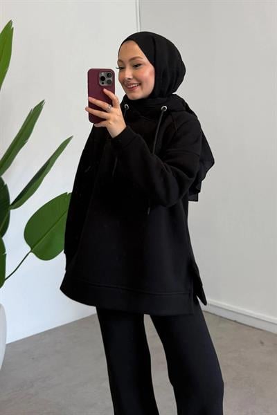 3iplik Şardonlu Takım 4-6426 - SİYAH