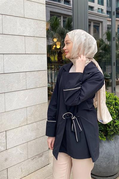 ARABİYELİ CEKET 9-51607  - SİYAH