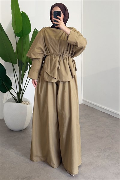 Asimetrik Vual Takım - Olive