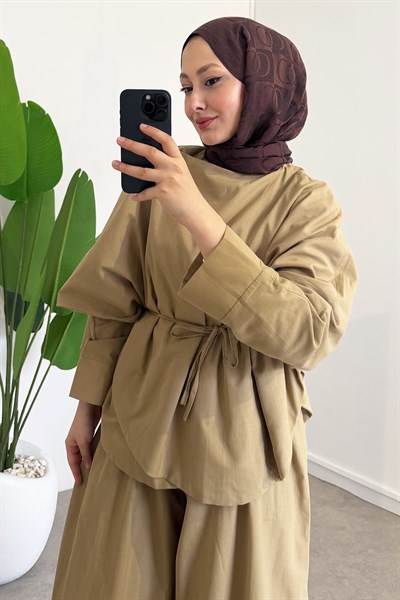 Asimetrik Vual Takım - Olive