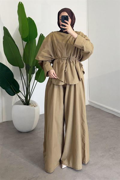 Asimetrik Vual Takım - Olive