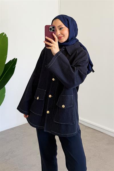 Astarlı Kot Ceket - Kot