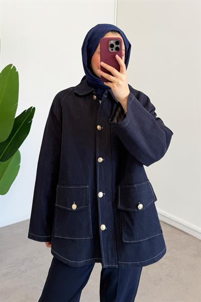 Astarlı Kot Ceket - Kot