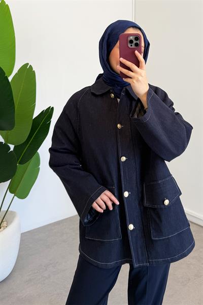 Astarlı Kot Ceket - Kot