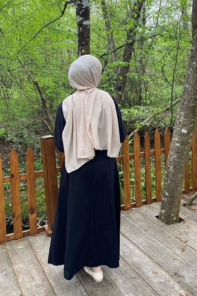 BAGLAMALI ELBİSE 31-2255 - SİYAH