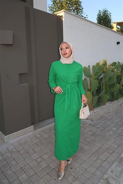 Baglamalı Elbise 4-6680- BENETTON