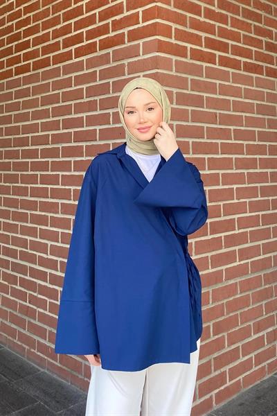 BAGLAMALI GÖMLEK 31-2265 - LACİVERT