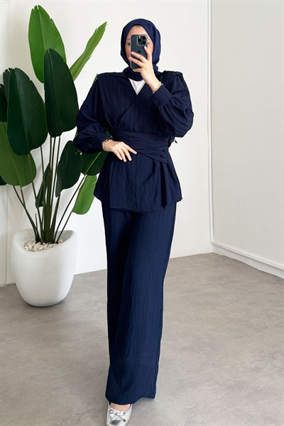 Bağlamalı Takım  - Lacivert