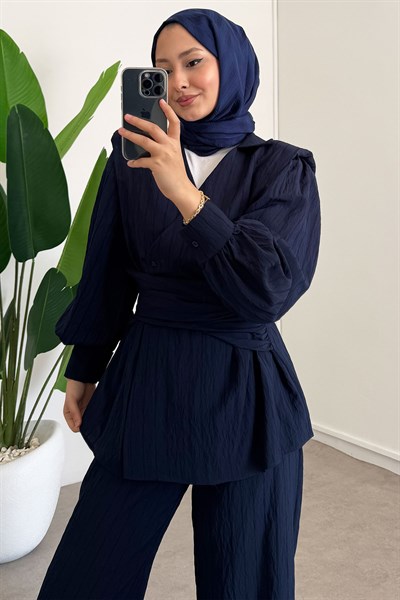 Bağlamalı Takım  - Lacivert