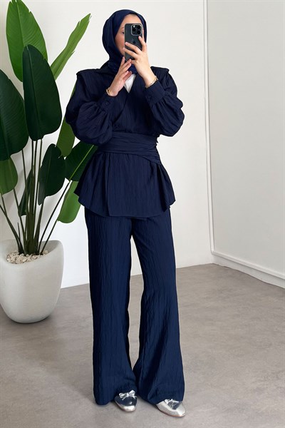 Bağlamalı Takım  - Lacivert