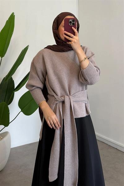 BAGLAMALI TRIKO TUNİK 31-1544 - VİZON