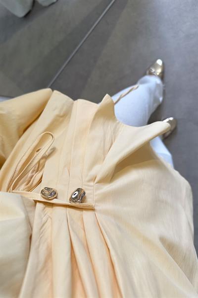 Bağlamalı Tunik - Sarı