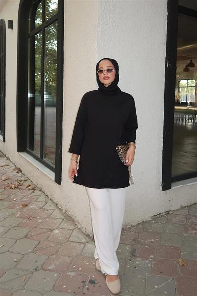 Basıc  T-shirt 4-6694- SİYAH