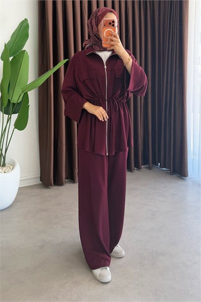 Biyeli Oysh Takım - Mürdüm