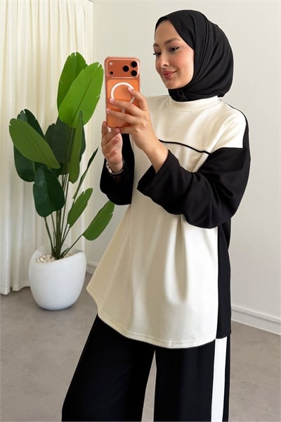 Biyeli Oysh Takım - Siyah