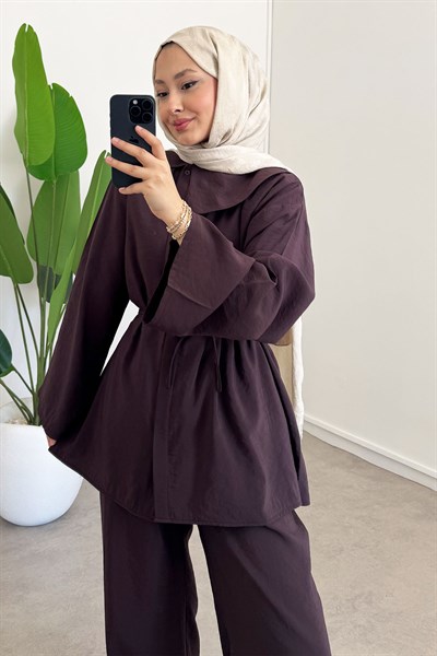 Biyeli Patlı Takım - Mürdüm