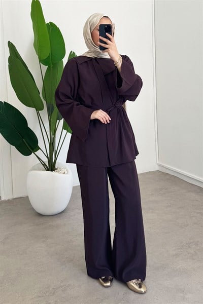 Biyeli Patlı Takım - Mürdüm