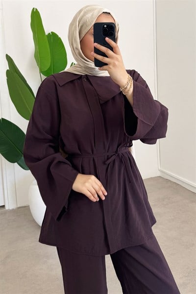Biyeli Patlı Takım - Mürdüm