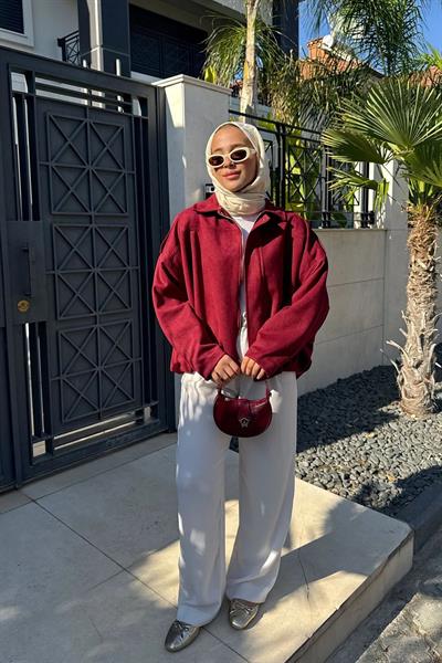 BOMBER CEKET 31-4008 - BORDO