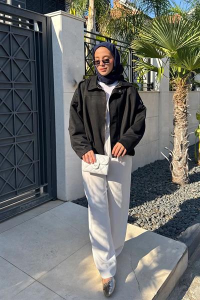 BOMBER CEKET 31-4008 - SİYAH