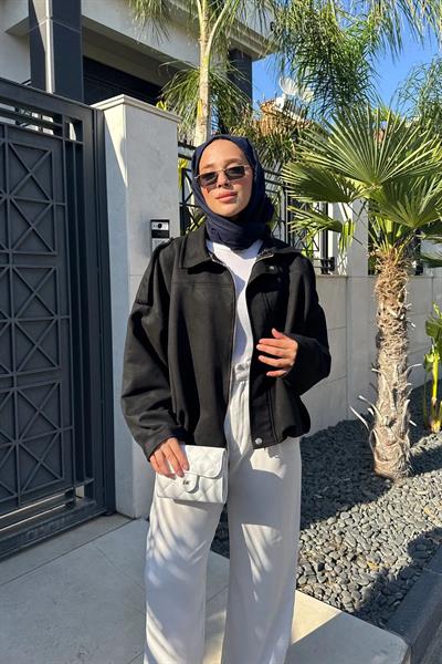 BOMBER CEKET 31-4008 - SİYAH