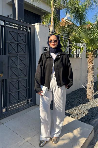 BOMBER CEKET 31-4008 - SİYAH