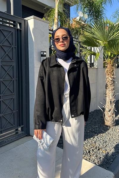 BOMBER CEKET 31-4008 - SİYAH