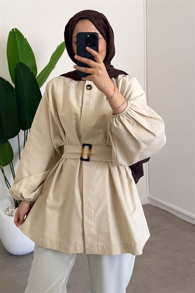 Bomber Trençkot - Bej