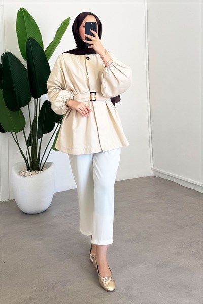 Bomber Trençkot - Bej