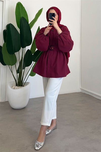 Bomber Trençkot - Bordo