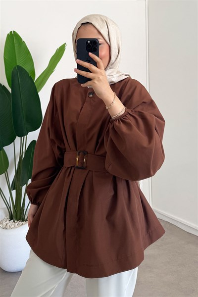 Bomber Trençkot - Taba