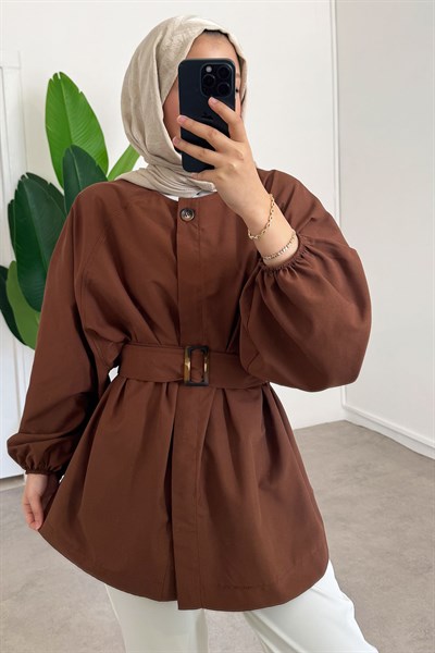 Bomber Trençkot - Taba