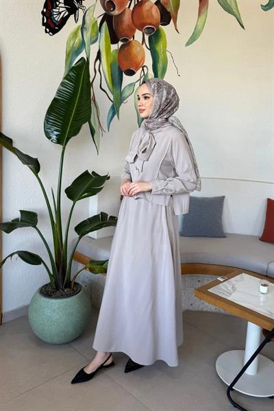 BROŞLU TAKIM 9-15811 - BEJ