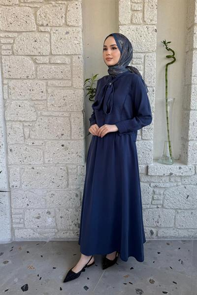 BROŞLU TAKIM 9-15811 - LACİVERT