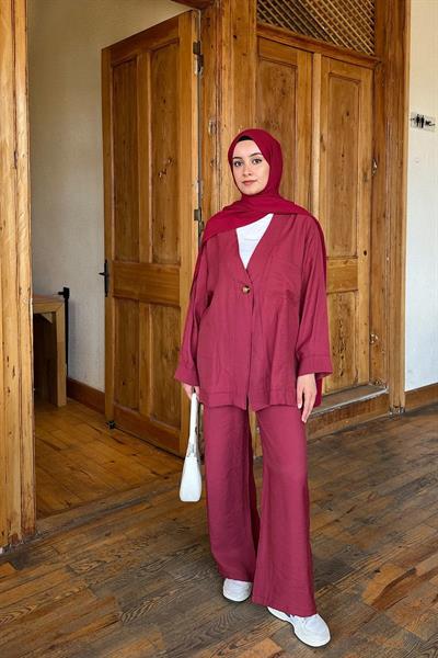 CEKETLİ TAKIM 9-51815 - BORDO