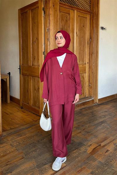 CEKETLİ TAKIM 9-51815 - BORDO