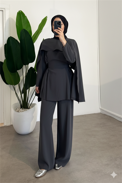 Çıkma Pelerin Takım - Antrast