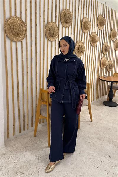 ÇITÇITLI GABARDİN TAKIM 9-52813 - LACİVERT